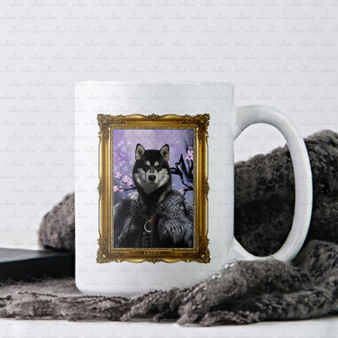 Personalized Dog Gift Idea - Royal Dog's Portrait 10 For Dog Lovers - White Mug